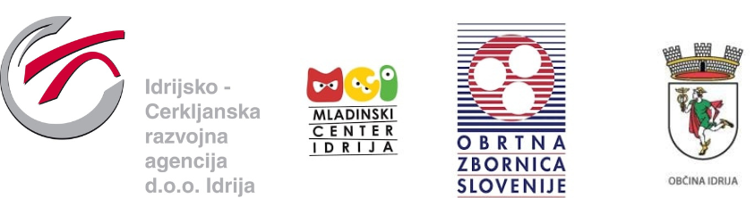 Logotipi organizatorjev - ICRA, MCI, OZS, Občina Idrija.
