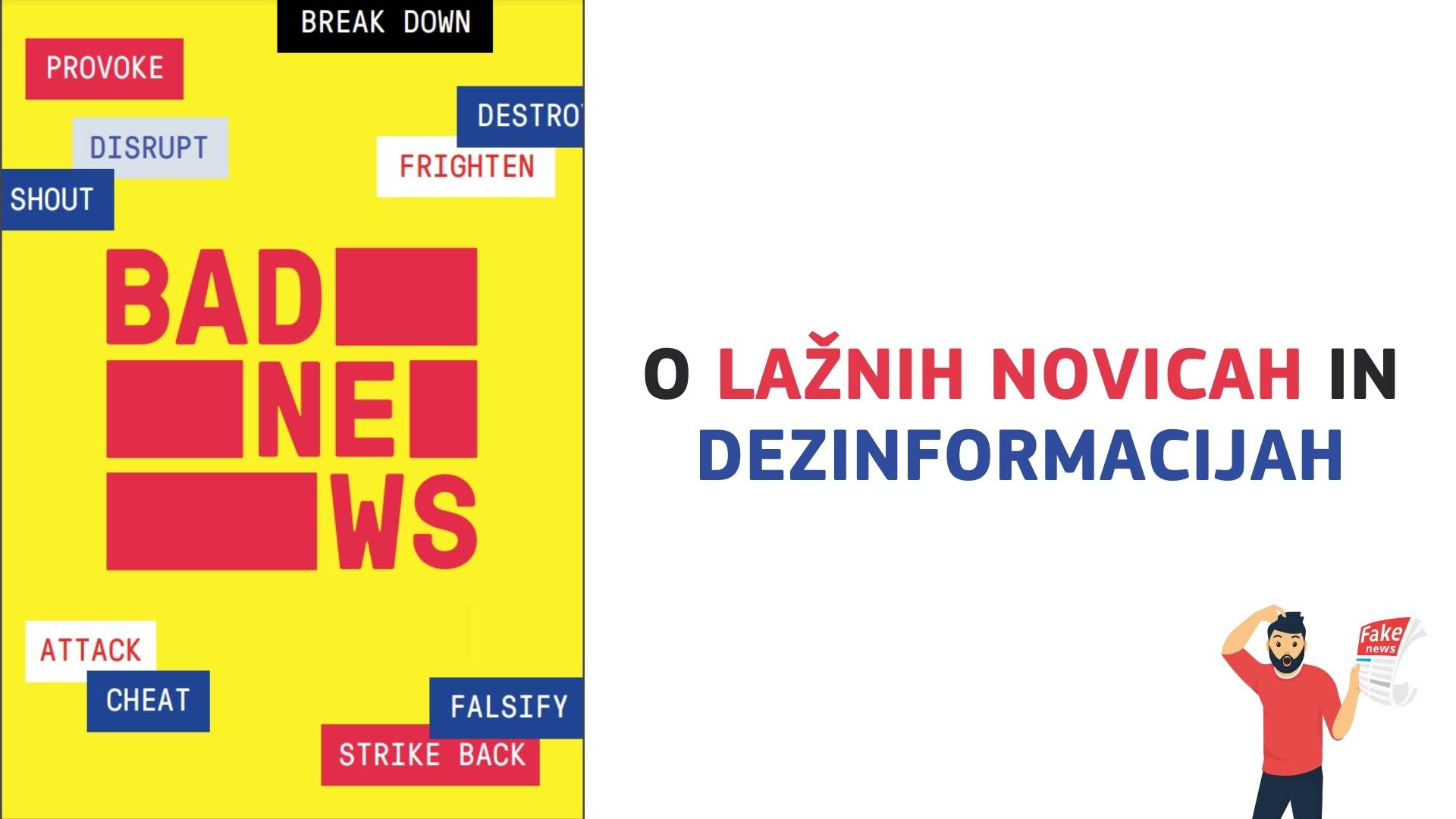 Delavnica o lažnih novicah in dezinformacijah na SŠ Krško.